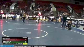 52 lbs Round 1 (4 Team) - Vin Borsa, Midwest Xtreme Wrestling vs David Leon, Rhino Elite