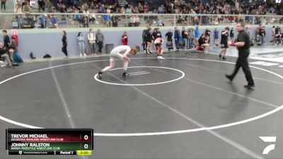 170 lbs X Bracket - Johnny Ralston, Nikiski Freestyle Wrestling Club vs Trevor Michael, Soldotna Whalers Wrestling Club