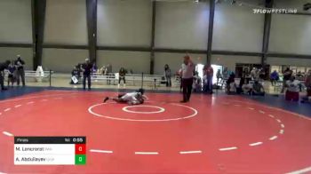 100 lbs Final - Miranda Lencrerot, The Glasgow Wrestling Academy vs Abdulla Abdullayev, Level Up