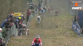 Loes Sels Crashes At GP Sven Nys