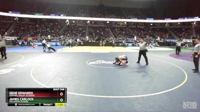 II-118 lbs Quarterfinal - Gene Edwards, Central Valley Academy vs James Carlock, Collegiate School