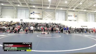 80 lbs Cons. Round 4 - Kyle Oakes, Club Not Listed vs Emmett Shriver, Penn Yan Wrestling Club