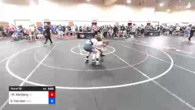 97 kg Rnd Of 32 - Max Ramberg, Viking RTC vs Sage Harrison, Western Colorado Wrestling Club