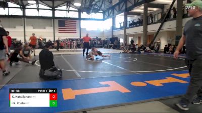 98-106 lbs Cons. Semi - Rylan Poeta, Relentless Training Center vs Korbin Kanallakan, Edwardsville Wrestling Club