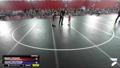 67 lbs Semifinal - Brady Stewart, Askren Wrestling Academy vs Romen Melstrand, Askren Wrestling Academy