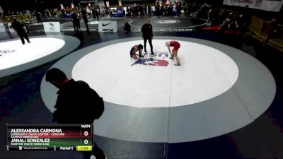 108 lbs Cons. Round 3 - Janali Gonzalez, Shafter Youth Wrestling vs Alessandra Carmona, Community Youth Center - Concord Campus Wrestling