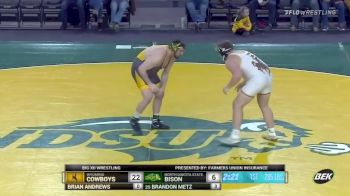 285lbs Match - Brian Andrews, Wyoming vs Brandon Metz, NDSU