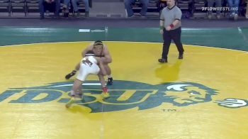 157lbs Match - Dewey Krueger, Wyoming vs Jared Franek, NDSU