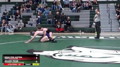 184 lbs Semifinal - Braden Pease, Clackamas Community College vs Noah Poe-Hatten, North Idaho College