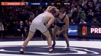 197 lbs: Shakur Rasheed, Penn State vs Matt Wroblewski, Illinois