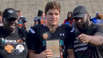 Tom Flacco Scores Three Times, Wins Tropical Bowl MVP
