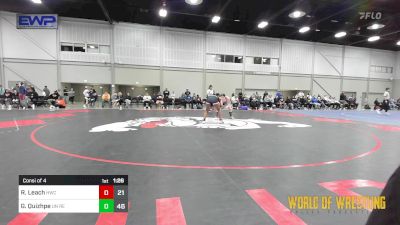 135 lbs Consi Of 4 - Raegan Leach, Husky Wrestling Club vs Giselle Quizhpe, Untouchables Girls RED