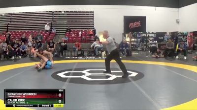 105 lbs Round 1 (8 Team) - Brayden Wenrich, Team Revival vs Caleb Kirk, Gotcha National