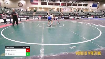 135 lbs Consolation - Riley Barrett, Salem Elite Mat Club vs Mathius Garza, Inland Elite Wrestling Club