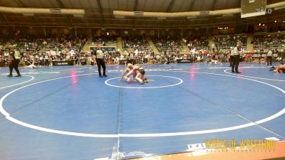 70 lbs Round Of 32 - Cooper Whiting, Force Elite vs Brock Zesiger, Sanderson Wrestling Academy