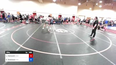 80 kg Rnd Of 32 - Luke Hancock, Kansas vs Ethan Swenson, Pinnacle Wrestling Club