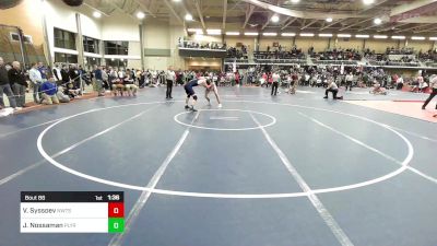 195 lbs Round Of 32 - Vassilli Syssoev, Newton South vs Joshua Emmitt Nossaman, Plymouth