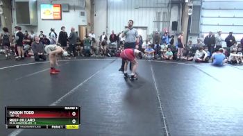 105 lbs Round 6 (8 Team) - Mason Todd, TSB vs Reef Dillard, PA Alliance Black