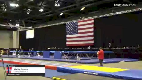 Shelby Cannon - Tumbling, Eagle Gymnastics TX - 2021 USA Gymnastics Championships