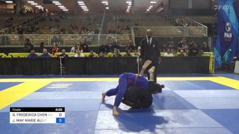 GIULIA FREDERICA CHEN vs JESSAMINE MAY MARIE ALI 2024 Pan Jiu Jitsu IBJJF Championship