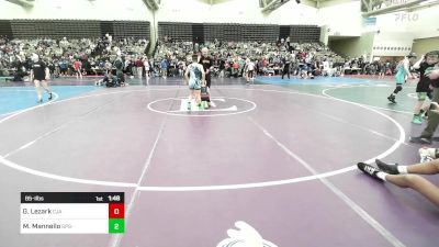 85-I lbs Quarterfinal - Gavin Lezark, CJA vs Marcarlo Mannello, GPS Wrestling Club