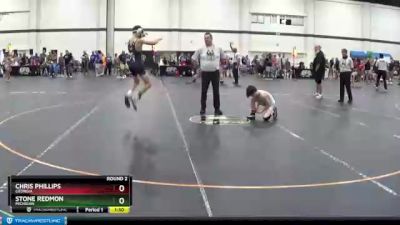 86 lbs Round 2 - Stone Redmon, Michigan vs Chris Phillips, Georgia