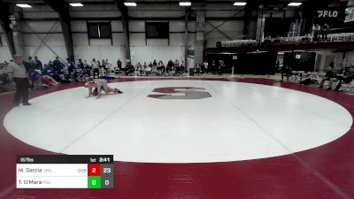 157 lbs Round Of 16 - Matthew Garcia, Johnson & Wales vs Tyler O'Mara, Plymouth