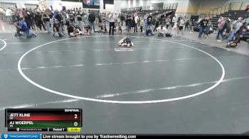 82 lbs Semifinal - Jett Kline, OK vs Aj Woerpel, WI