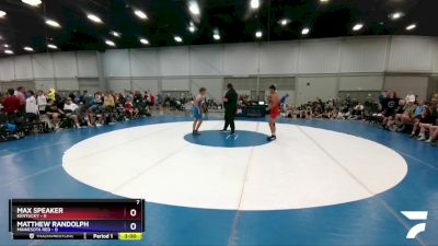 152 lbs Semis & 1st Wrestleback (8 Team) - Max Speaker, Kentucky vs Matthew Randolph, Minnesota Red