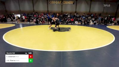 178 lbs Round Of 32 - Travis Coleman, Paloma Valley vs Kalob Ybarra, Pomona (CO)