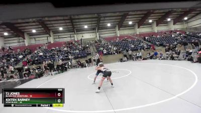 100 lbs Champ Round 1 (16 Team) - Kixten Barney, Utah Black vs TJ Jones, Black Fox Wrestling