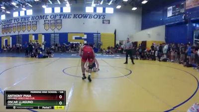 126 lbs Cons. Round 3 - Oscar Llaguno, Eagle Empire vs Anthony Piaia, Explorer Wrestling Club