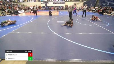 90-96 lbs Quarterfinal - Jayvyn Allami, Team Tulsa Wrestling Club vs Eli Mills, Apache Youth Wrestling