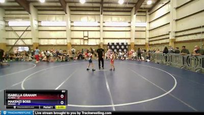 60 lbs Cross Bracket (8 Team) - Isabella Graham, Alaska vs Makenzi BOSS, Nevada