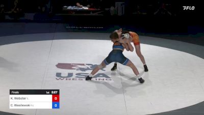 145 lbs Final - Kannon Webster, Illinois vs Cross Wasilewski, New Jersey