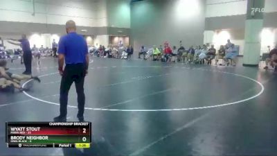 138 lbs Round 4 (16 Team) - Brody Neighbor, Iowa Black vs Wyatt Stout, MAWA Red