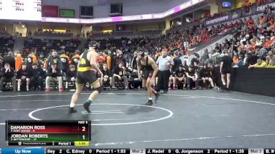 160 lbs Quarterfinal - Jordan Roberts, 2-Bettendorf vs Damarion Ross, 7-Fort Dodge