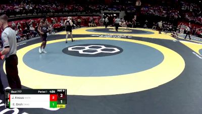 D2-215 lbs Quarterfinal - Elijah Groh, Clinton-Massie vs Jace Knous, Wapakoneta