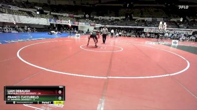 165 lbs Quarters & Wb (16 Team) - Franco Cuccurelo, St. Andrews University vs Liam Debaugh, Frostburg State University