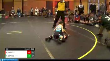 52 lbs Round 1 (3 Team) - Achilles Cortese, The Untouchables Purple vs David Leon, RIOT ROOM