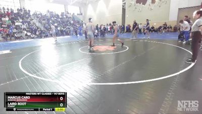 147 Boys 1st Place Match - Laird Root, Poway vs Marcus Caro, Rancho Bernardo