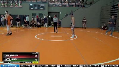 147 lbs Round 3 - Jacob Handy, Grissom Hs vs Taft Dempsey, New Hope HS