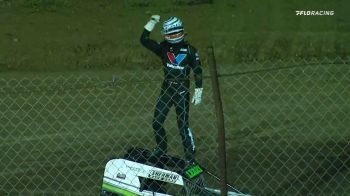 2020 USAC CRA/SW Sprint Cars at Canyon Night #1 | CJ Leary Interview