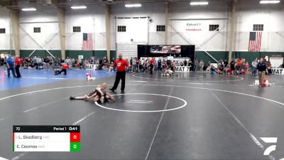 70 lbs Cons. Round 1 - Layf Skadberg, Valentine Wrestling Club vs Ella Coomes, Madison