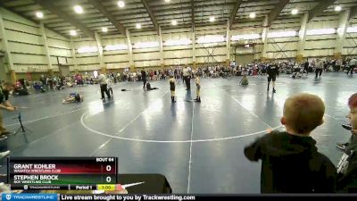 55 lbs Cons. Round 2 - Stephen Brock, Roy Wrestling Club vs Grant Kohler, Wasatch Wrestling Club