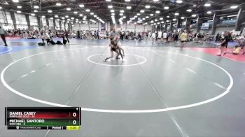 88 lbs Rd# 3 12:00pm Friday - Daniel Casey, Maryland Gold vs Michael Santoro, M2TC Red