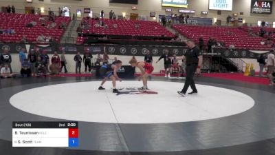 55 kg Cons 8 #1 - Brayden Teunissen, Relentless Training Center vs Saxton Scott, Team Idaho Wrestling Club