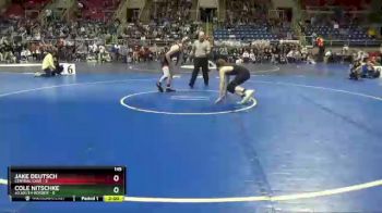 145 lbs Round 1 - Cole Nitschke, #3 South Border vs Jake Deutsch, Central Cass