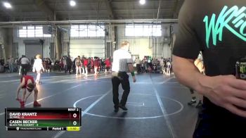 72 lbs Round 1 - Casen Becker, Black Fox Academy vs David Krantz, Olympia