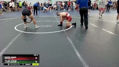 150 lbs Round 6 (8 Team) - Tyler Chase, NJ Rams Wrestling vs Gavin Hawk, Lost Boys